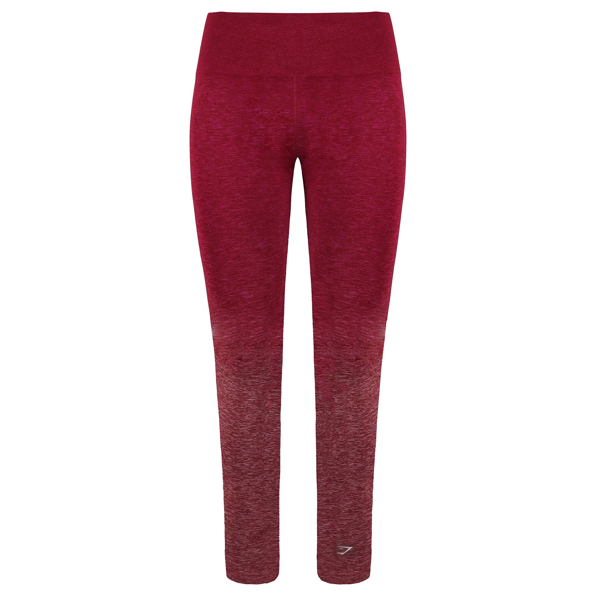 Gymshark Adapt Womens Ombre Burgundy Leggings 4/4