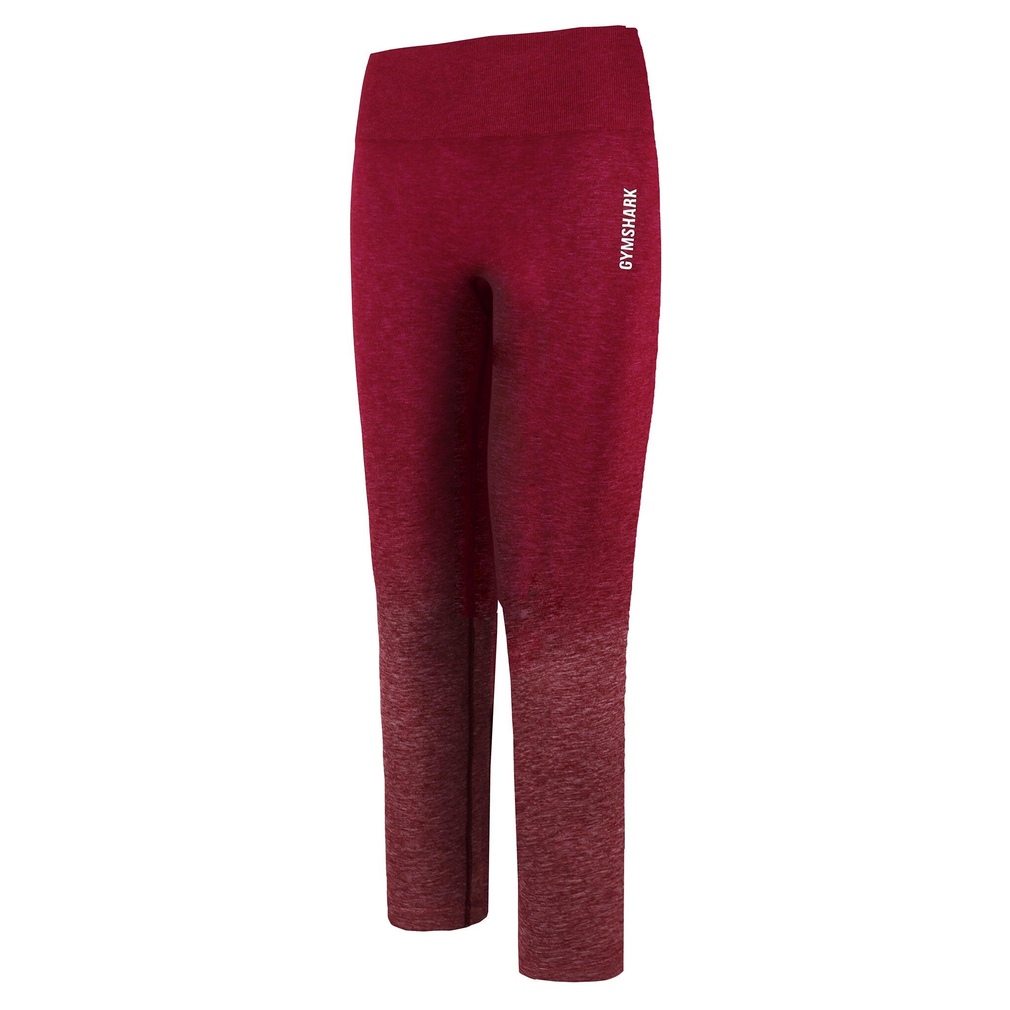 Gymshark Adapt Womens Ombre Burgundy Leggings 2/4
