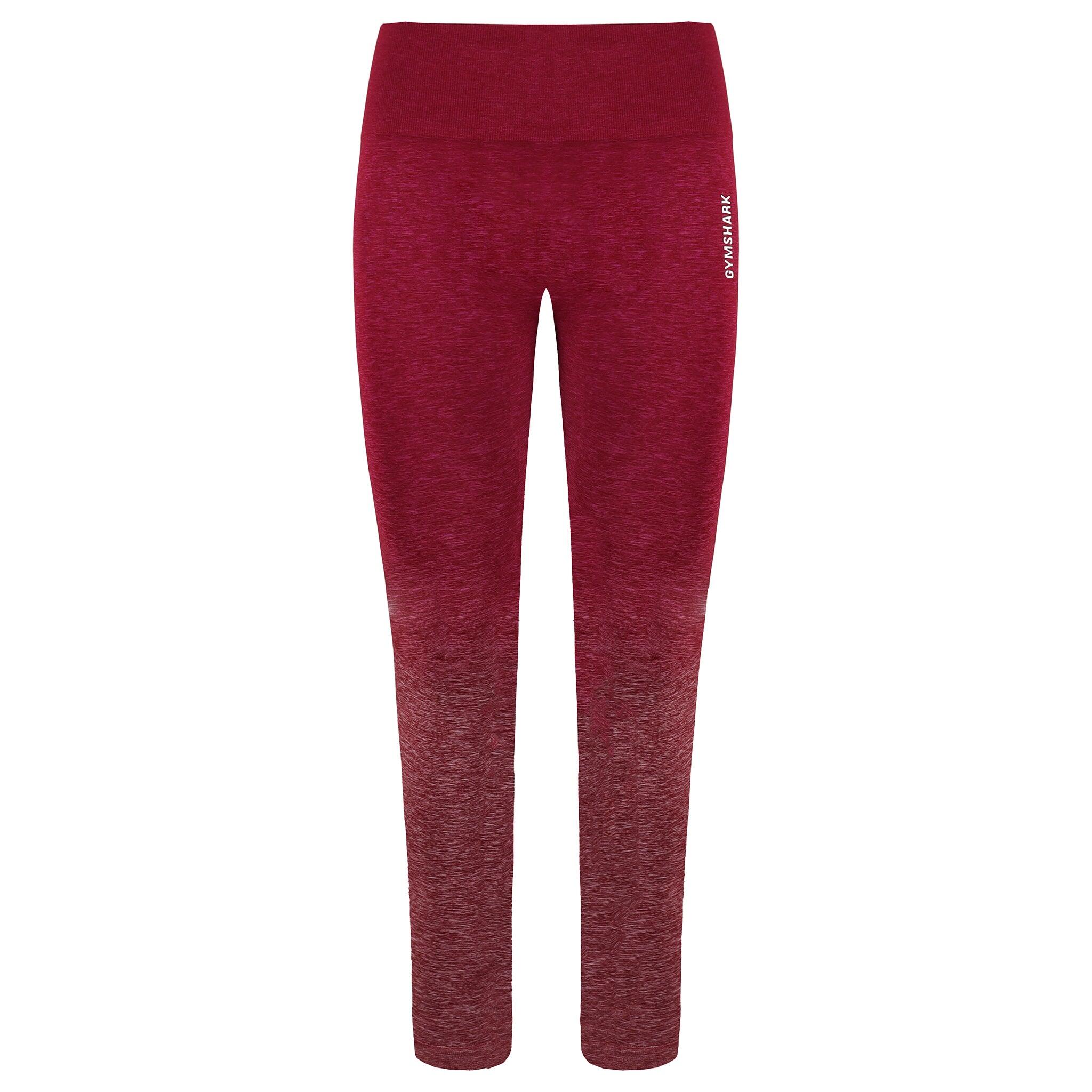 Gymshark Adapt Womens Ombre Burgundy Leggings 1/4