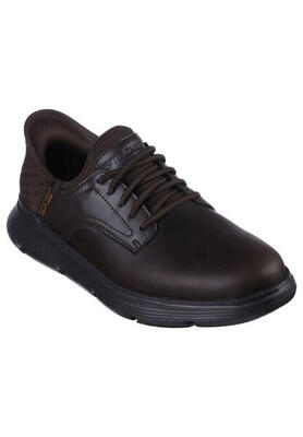 Skechers GARZA - GERVIN Herren Sneakers Slip-ins 205046 CHOC dunkel braun