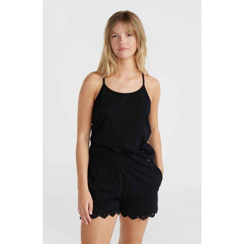 Pantaloni scurti Essentials Ava Smocked Shorts femei