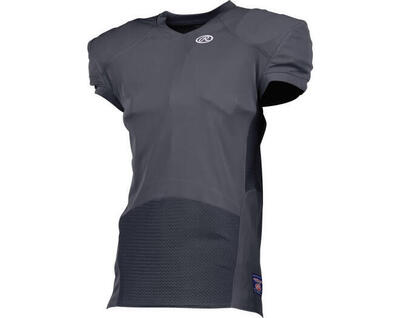 Maglia Rawlings YFJHD HMR-D Pro Cut da ragazzo. taglia L. grigia