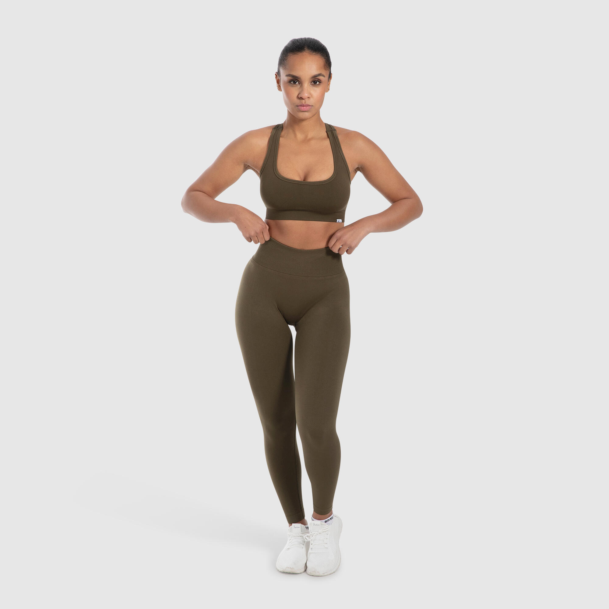 Damen Leggings Elin Khaki 3/6