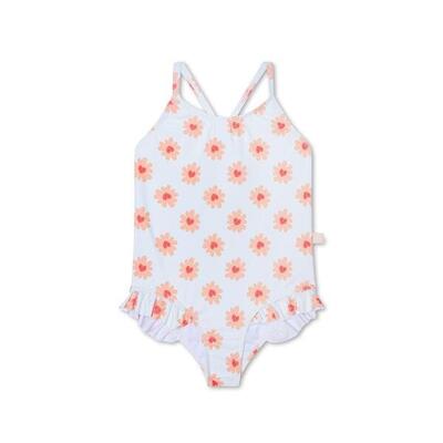Swim Essentials | Costume Fiori intero bambina anti-UV multicolore