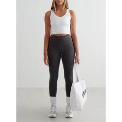 Femme Yoga Leggings Évacuation de l'humidité Résistant au Squat Gris Foncé