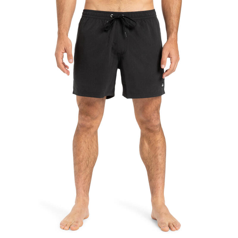 Szorty kąpielowe dla Mężczyzn EVERYDAY SOLID VOLLEY 15" Czarny