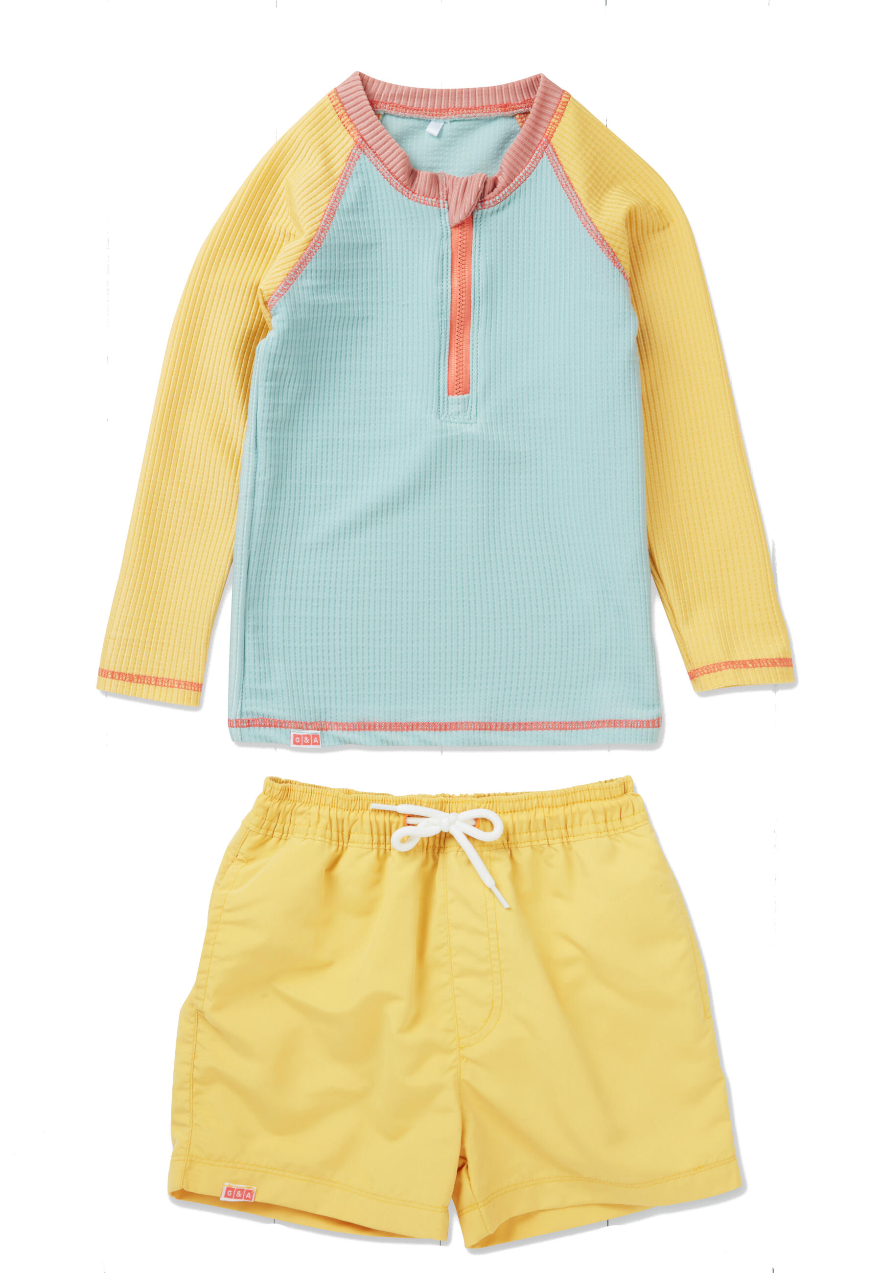 Kids Ochre Swim Shorts 2/2