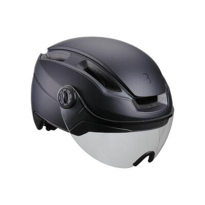 Bbb helme indra face shield transparant m mat zwart