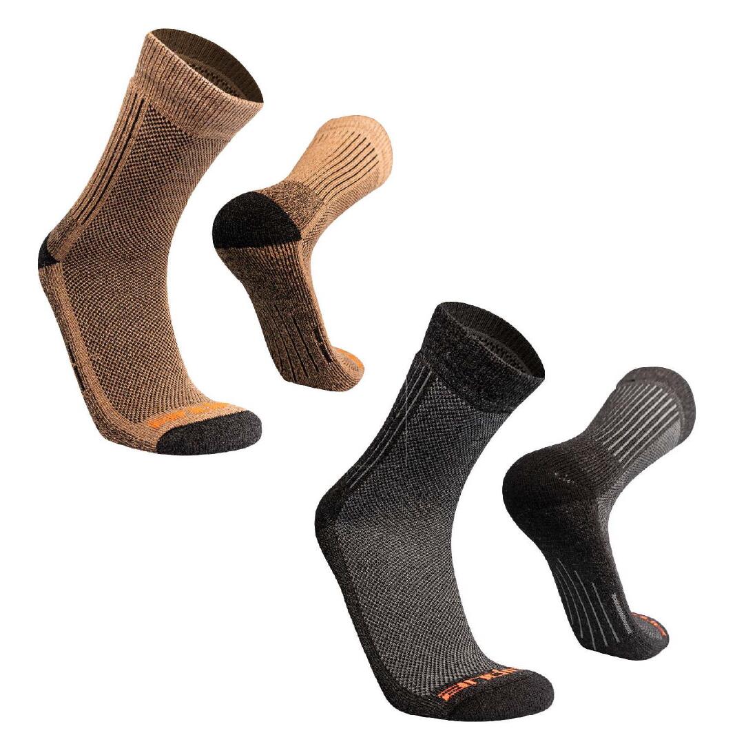 Meias térmicas de caminhada Merino e Alpaca para homem e mulher