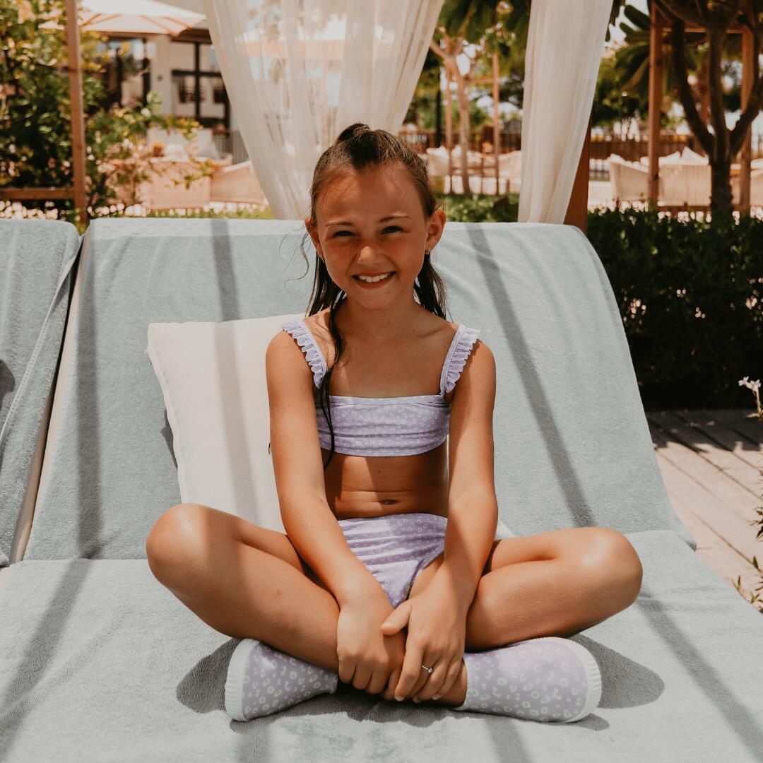 Julhold - Costume Da Bagno Da Bambina Con Balze E Balze Floreali, Costume Da Bagno - Foto 4