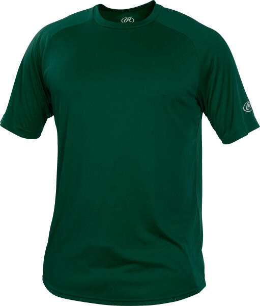 Rawlings rtt crew neck short sleeve 3xl dark green