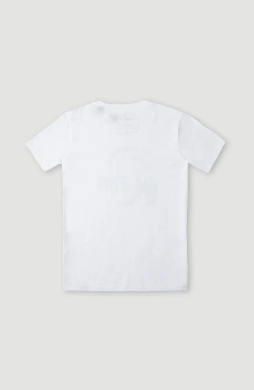 Herren - Casual - T-shirt, Logo bedruckt - Circle Surfer - Weiß Schnee 2/3