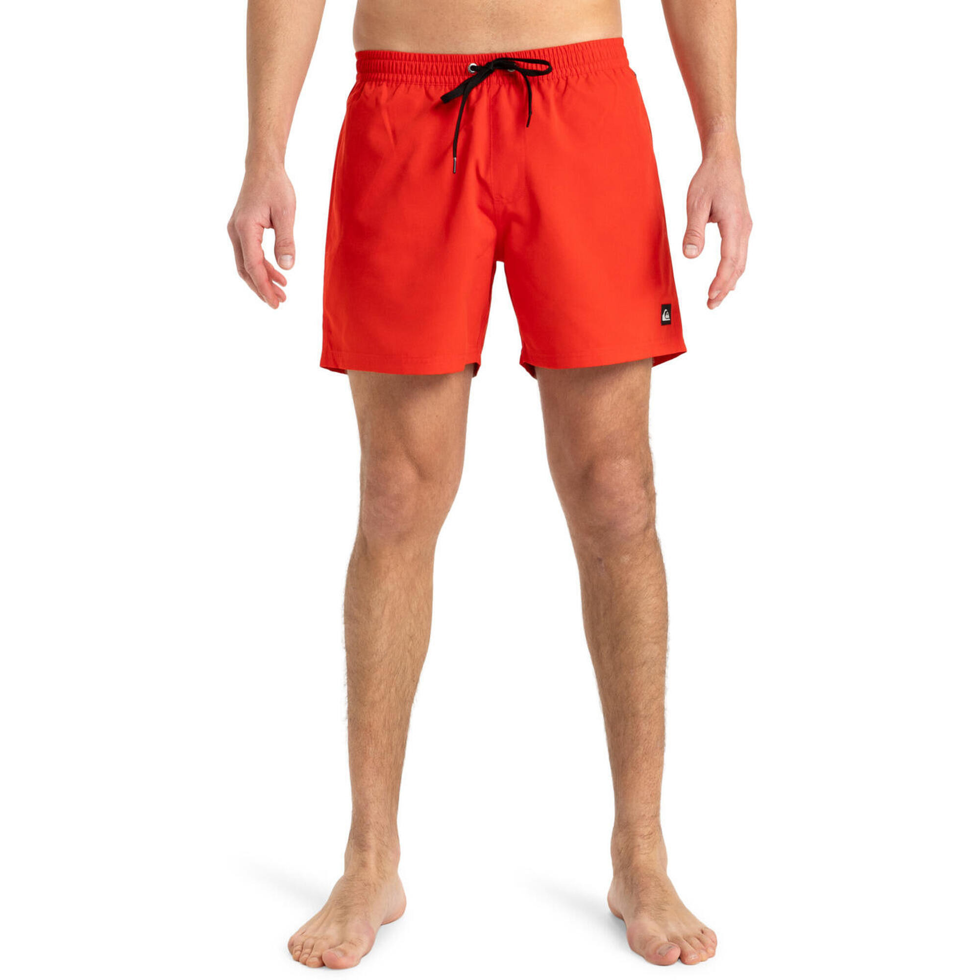 Quiksilver - Short De Bain Everyday Solid Volley 15" Rouge Homme - Boardshort - Rouge -  L - Decathlon