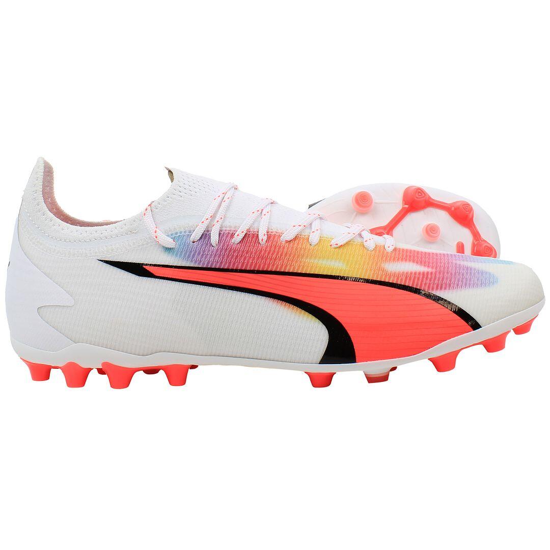 Puma Ultra Ultimate MG Herren Fußballschuhe Weiß 3/5