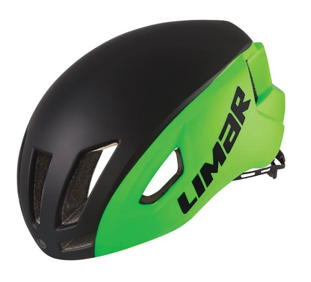 Limar Helm Air Speed mattschwarz grün M 53 bis 57cm 1/2
