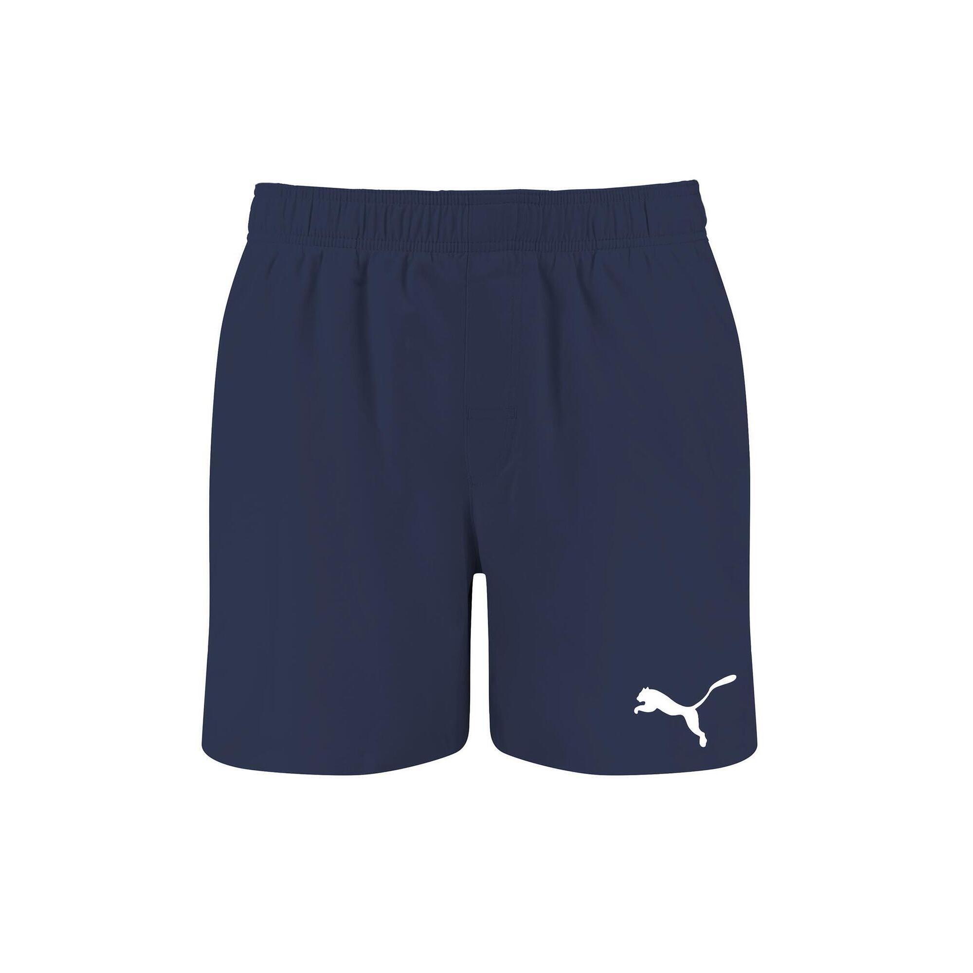 PUMA Pánské plavecké kraťasy s logem ve střední délce
