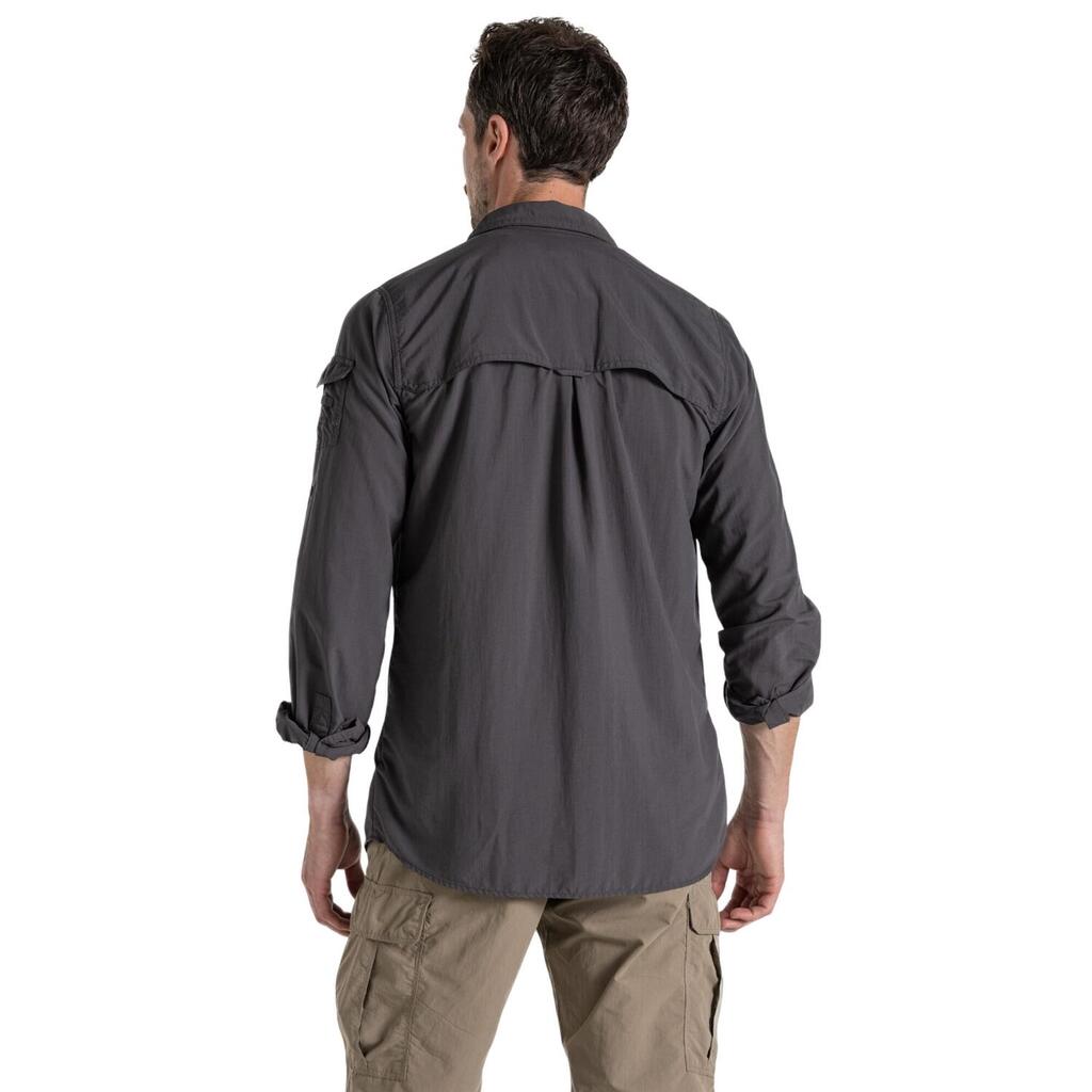 Mens Adventure III Nosilife LongSleeved Shirt (Black Pepper)