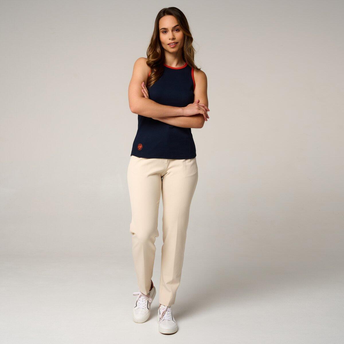 Débardeur Heritage femme Roland-Garros - Marine 3/5
