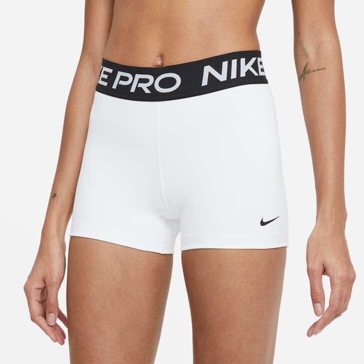 Short Femmes Nike Pro Short blanc 3/4