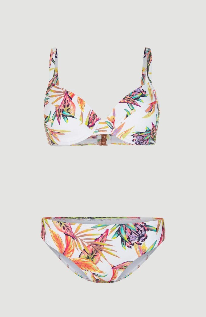 O'NEILL Bikini Sets JULIA WB - RITA BIKINI SET  Femmes White Tropical Flower 1/3