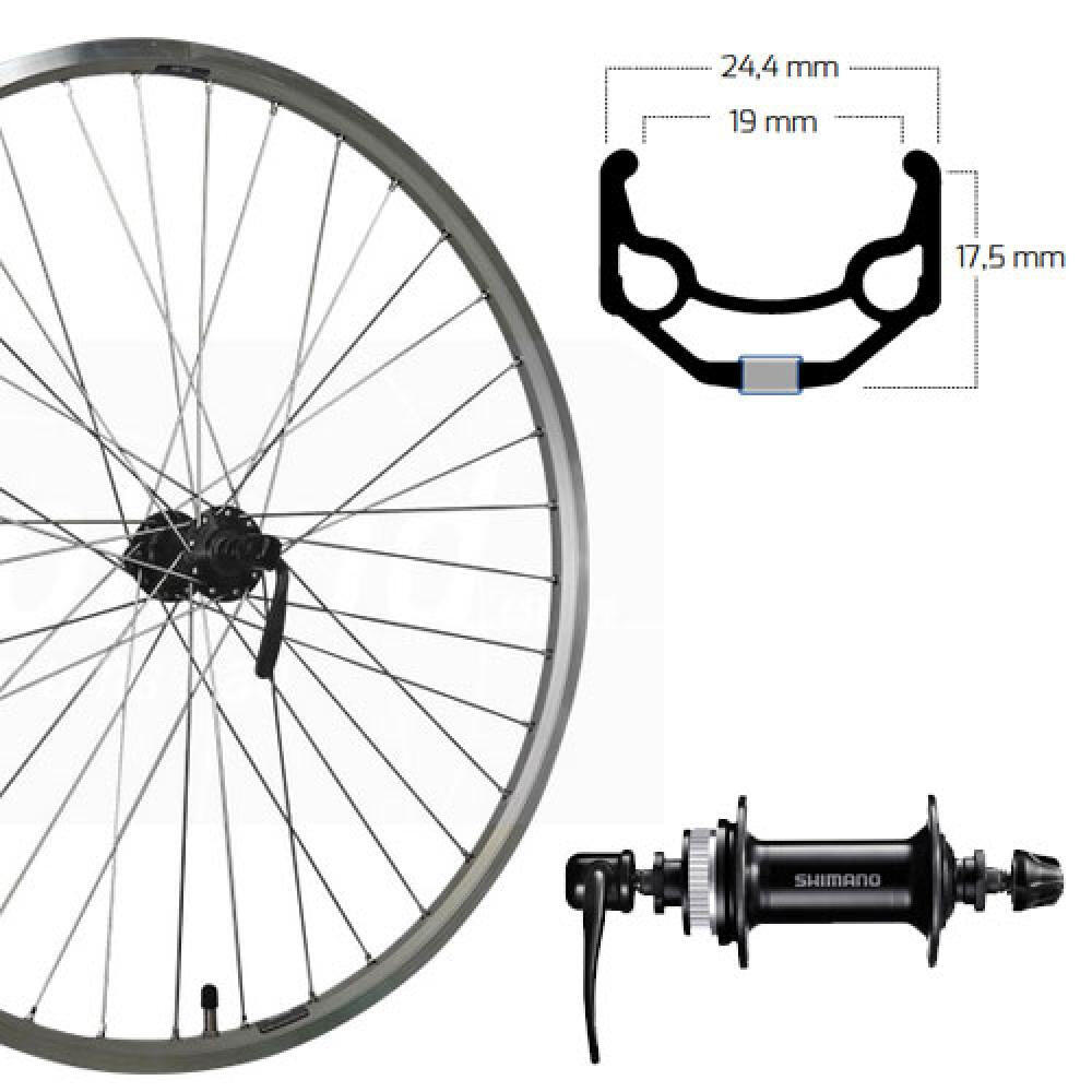 Roue avant Roland 26" ZAC19 2/2