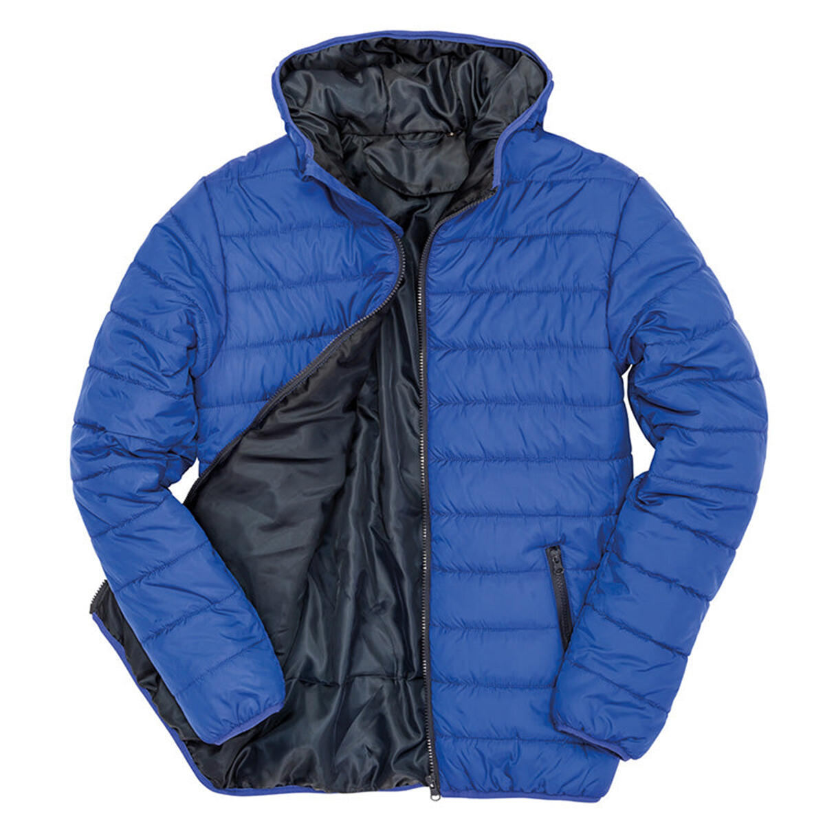 Core Mens Soft Padded Jacket (Royal/Navy) 2/5
