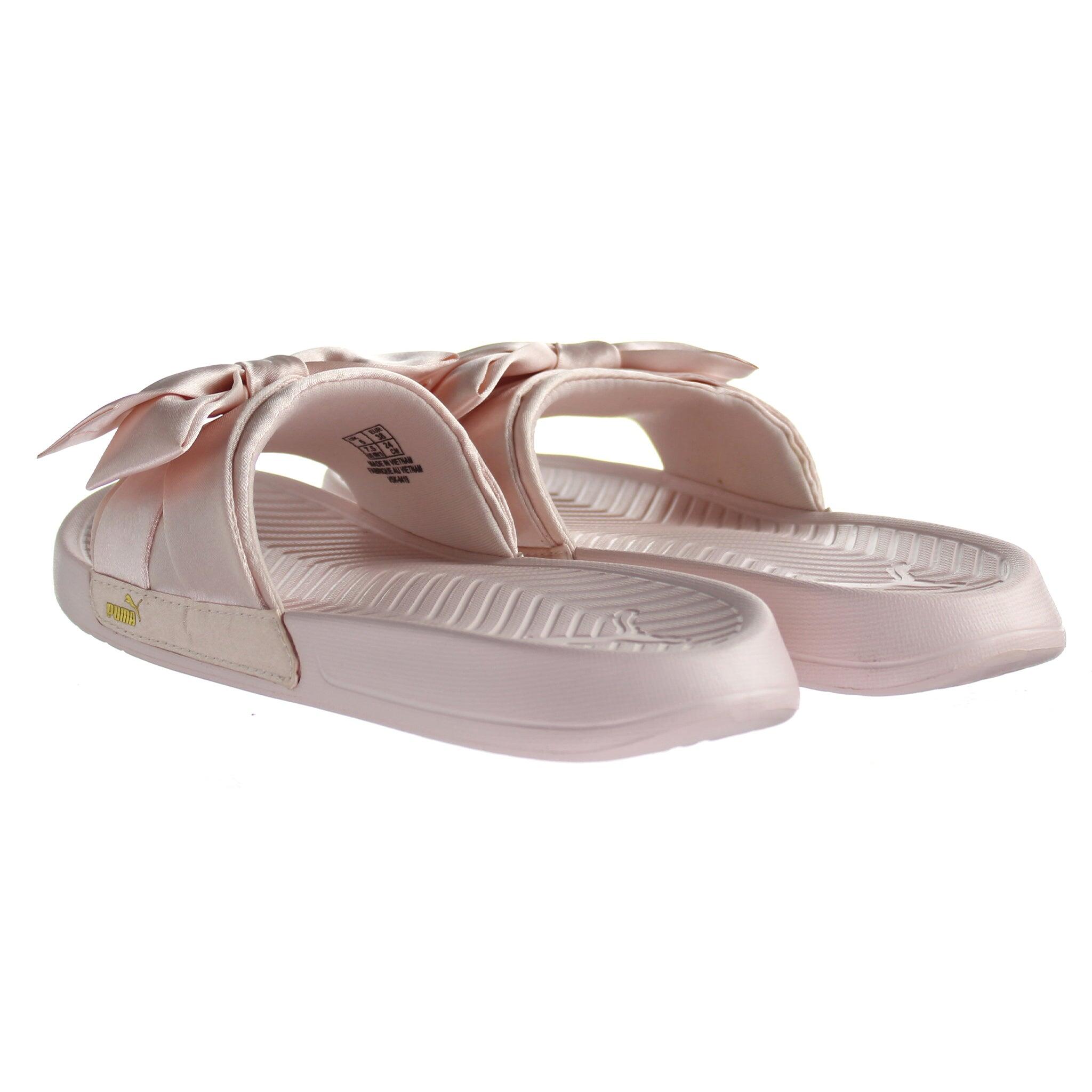 Puma Popcat Bow Womens Pink Sliders 2/4