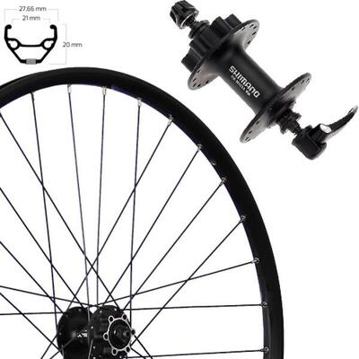 Roland Vorderrad 27,5" Disc 6-Loch schwarz SE TAURUS 21 Aluminium HB-M525 Sch...