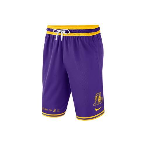 Nike - Pantalon Basketball Hommes Nike Nba Los Angeles Lakers - Short - Violet - 40 M - Decathlon