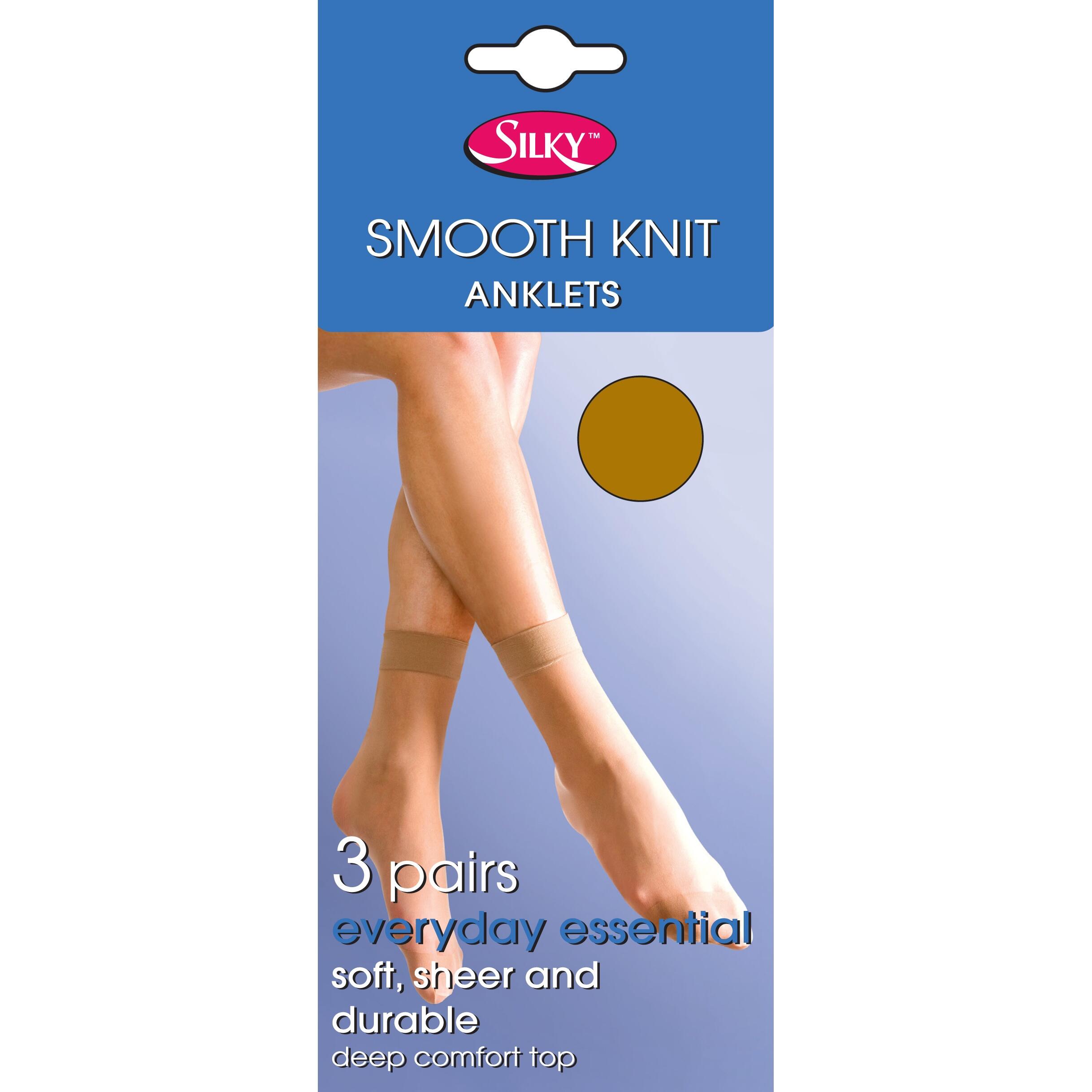 Strümpfe, knöchelhoch Damen Mink 2/3