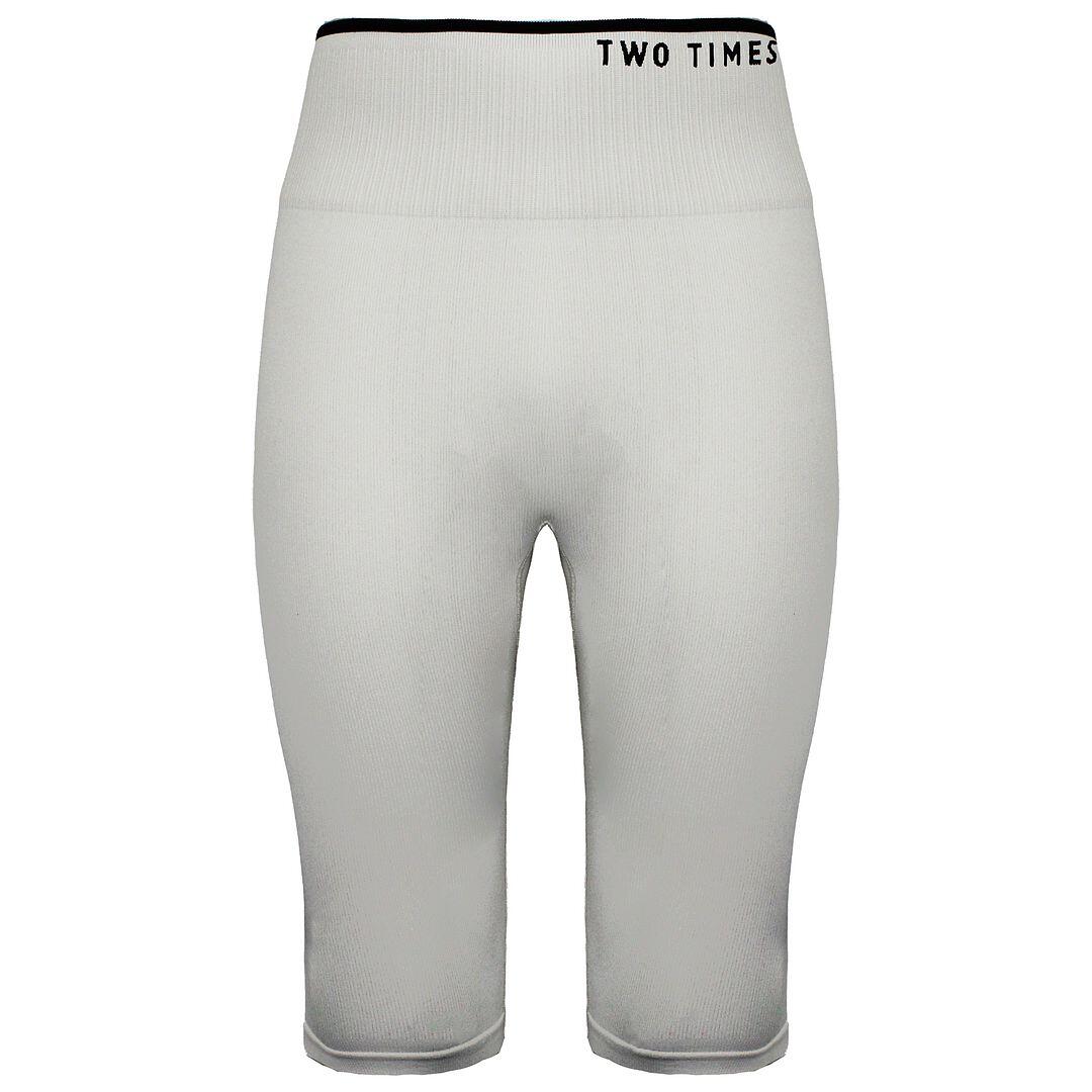2XU Engineered Hi-Rise Womens Beige/Black Shorts 2/2