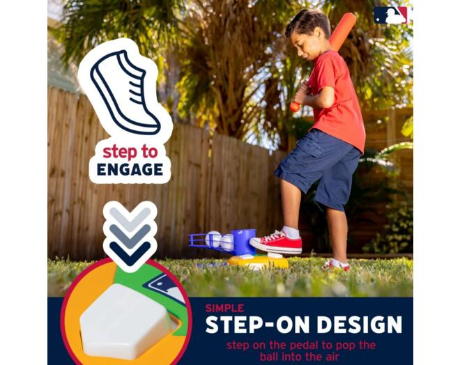 Franklin MLB Youth Super Star Batter 2IN1 Tee Ball Combo Baseball/Softball 5/5