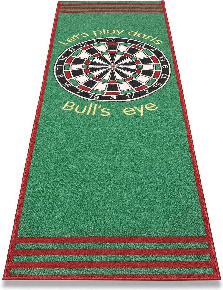 ABC DARTS Dartmat Bulls Eye Groen - 237 x 80 cm