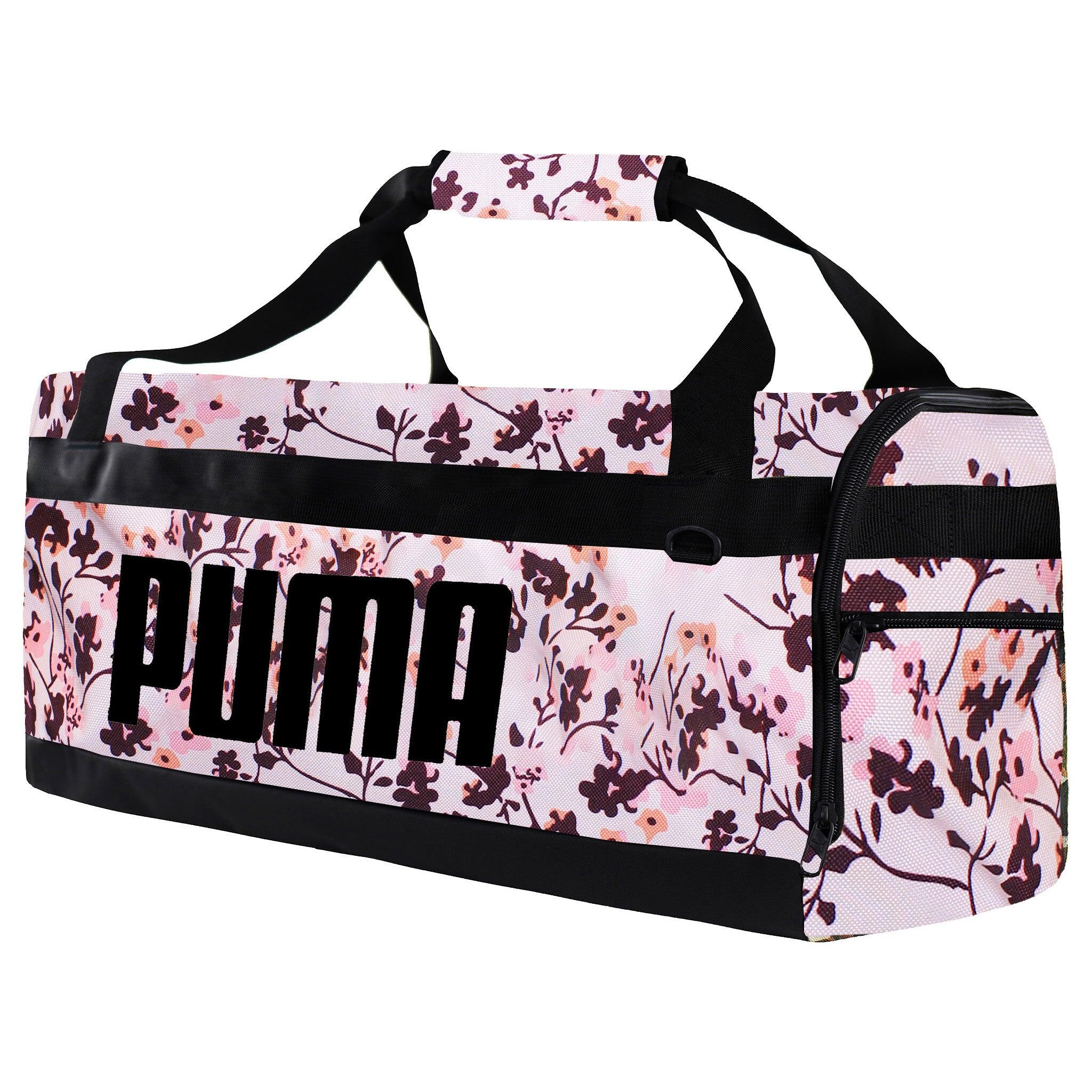 PUMA Puma Challenger Womens Pink Floral Duffel Bag