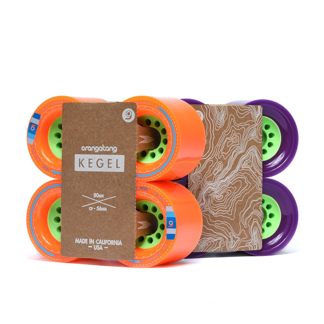 ORANGATANG Kegel 80mm 80A ruedas (x4) 2/3