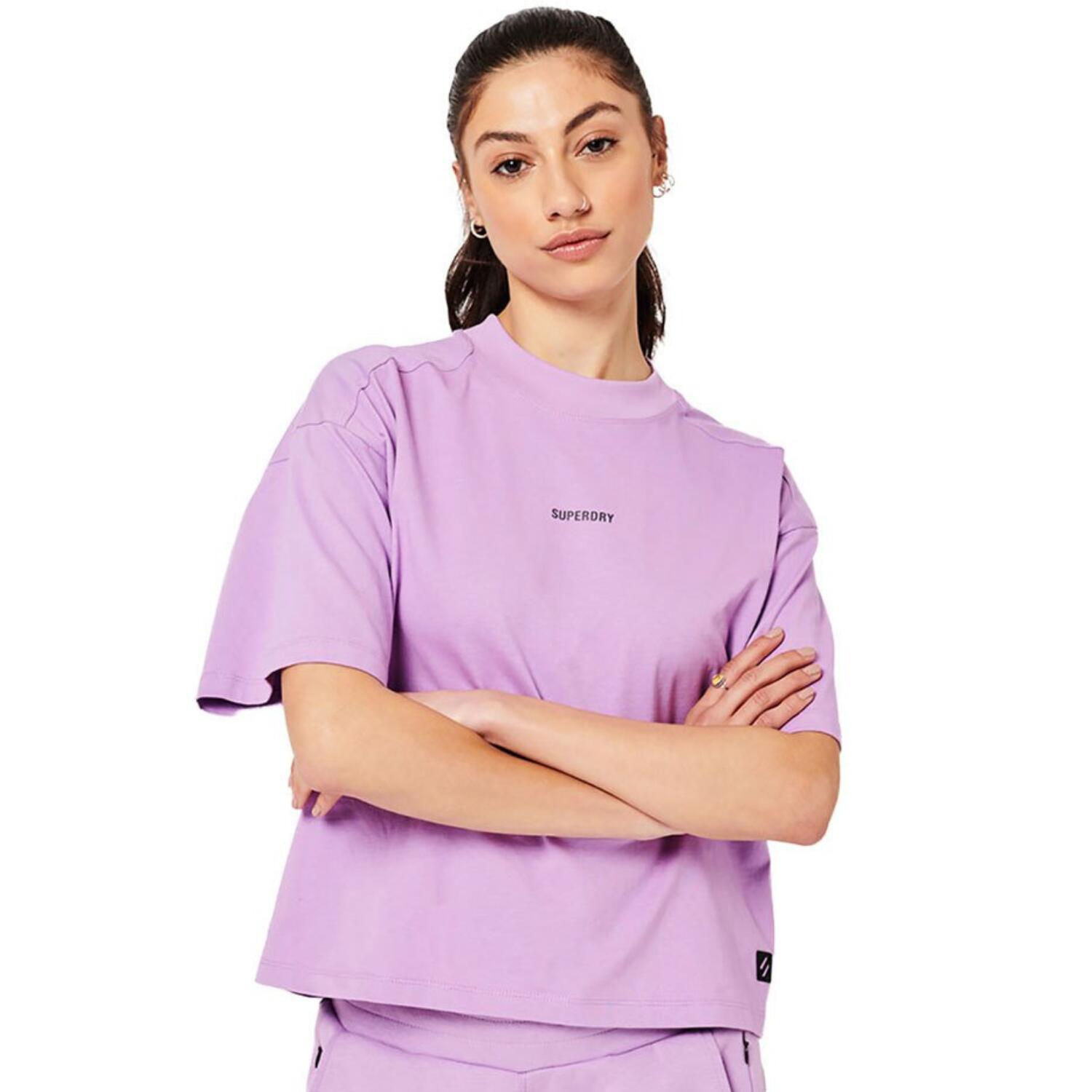 SUPERDRY Dames-T-shirt Superdry Code Tech Os Boxy wandelen
