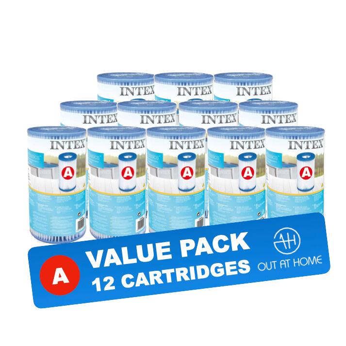 INTEX Intex VALUE PACK 12 st. Filtercartridge Type A