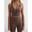 Dames Yoga Sportbeha Kruis Rug Naadloos Bralette Bruin