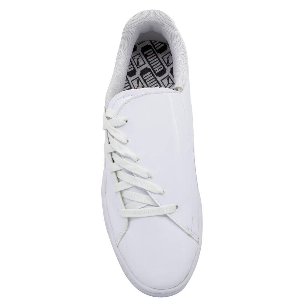 Puma Basket Crush Womens White Trainers 5/5