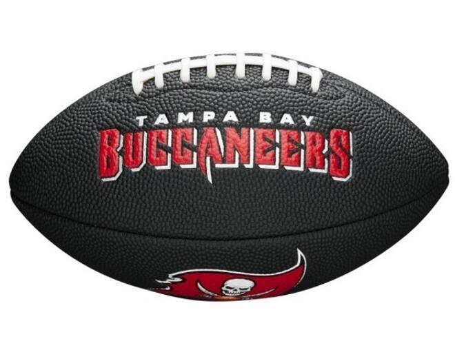 WILSON Wilson F1533XB Edição preta NFL Mini Soft T Team Buccaneers