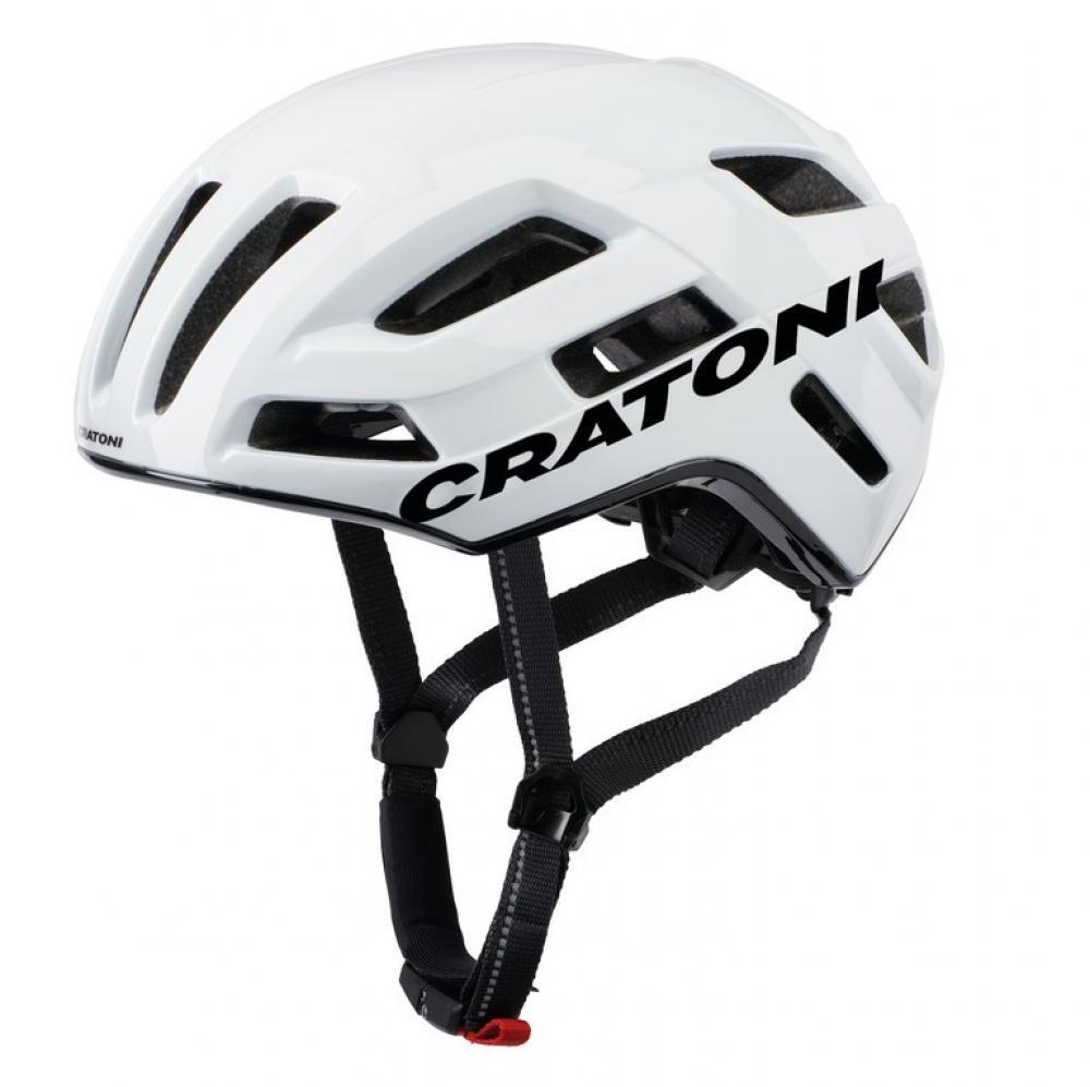 Cratoni Helm Speedfighter Performance weiß glanz S/M 54 bis 58cm 1/2