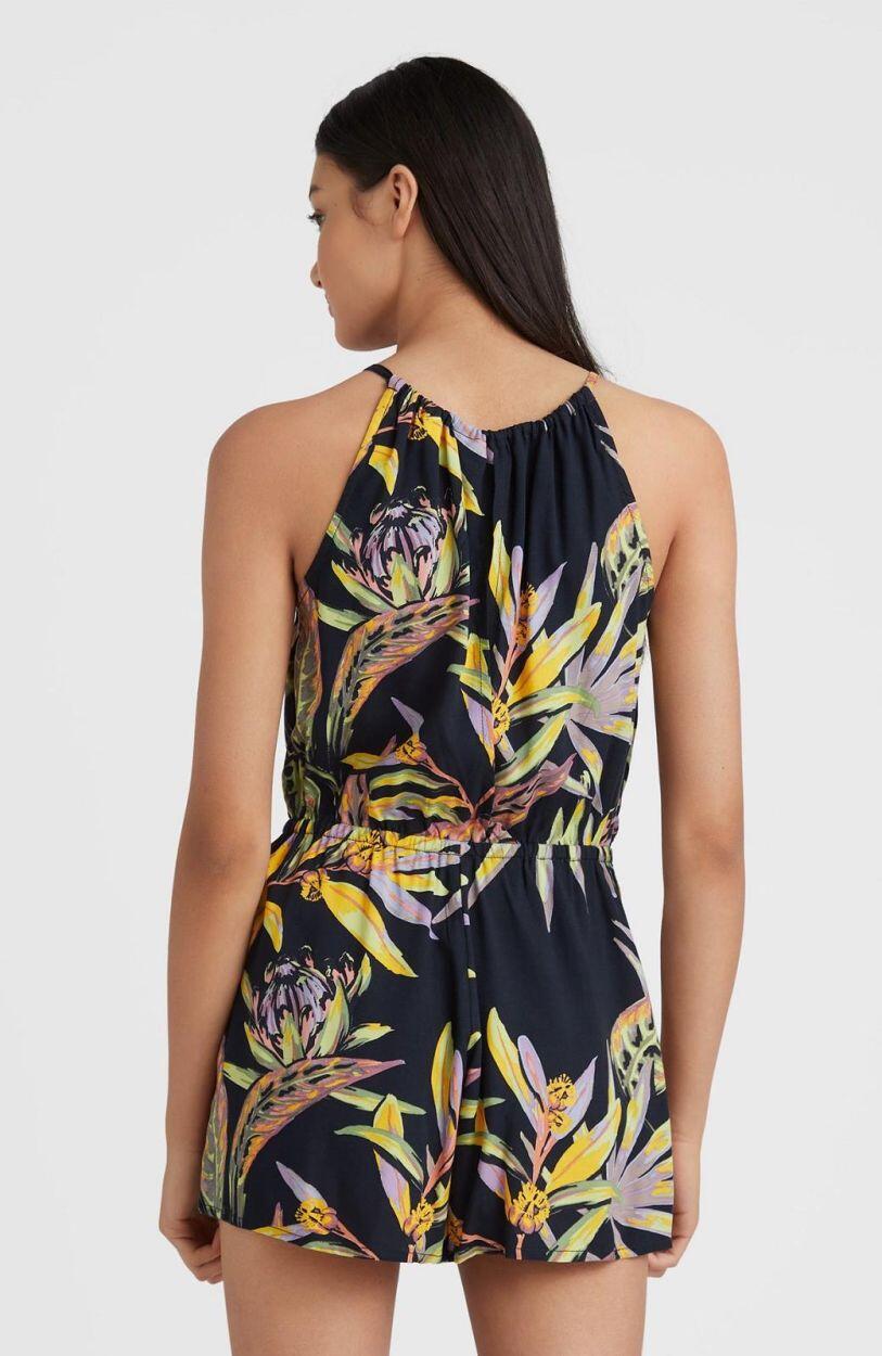 O'NEILL O'neill Jumpsuits LEINA PLAYSUIT DAMES Black Tropical Flower 3/5