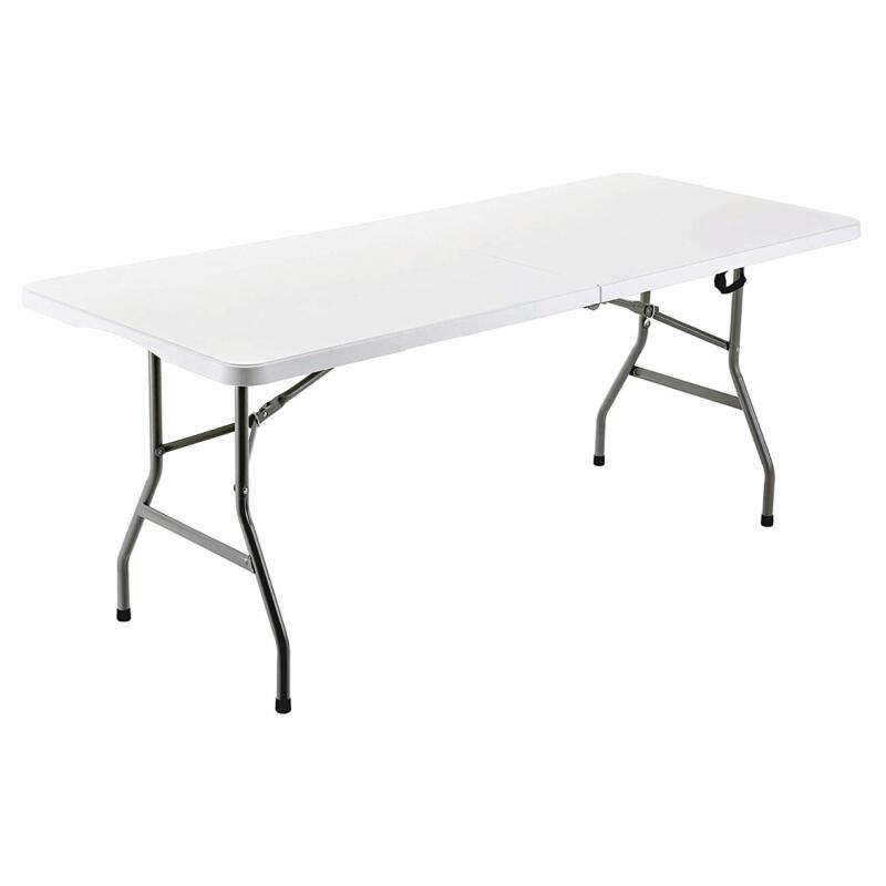 Mesa Plegable Resina Blanco 180X70X74 cm Catering,  10529