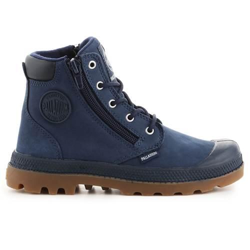 Palladium - Chaussures Universel Enfants Palladium Pampa Hi Cuff Wp - Baskets - Bleu - 29 - Decathlon