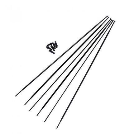 DT SWISS Speichen-Kit Hg1800 Spline 25Db Vorderrad + Hinterrad 700C Schwarz W...