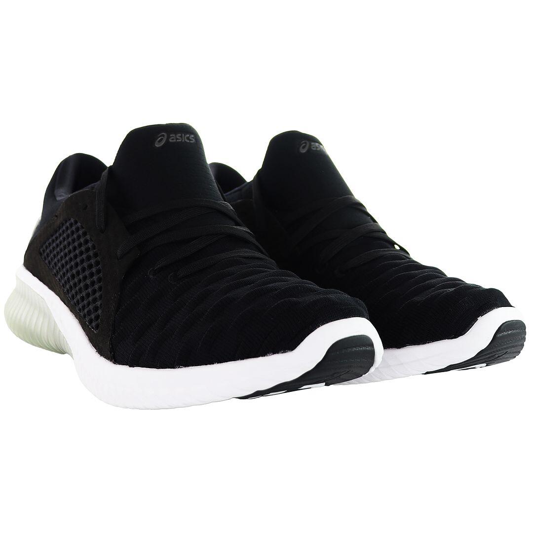 Asics Gel-Kenun Knit MX Womens Black Running Trainers ASICS