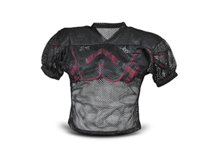 ALL STAR All Star FBJ2A Malha de vigia para adultos com dupla PM Yok 3XL Preto