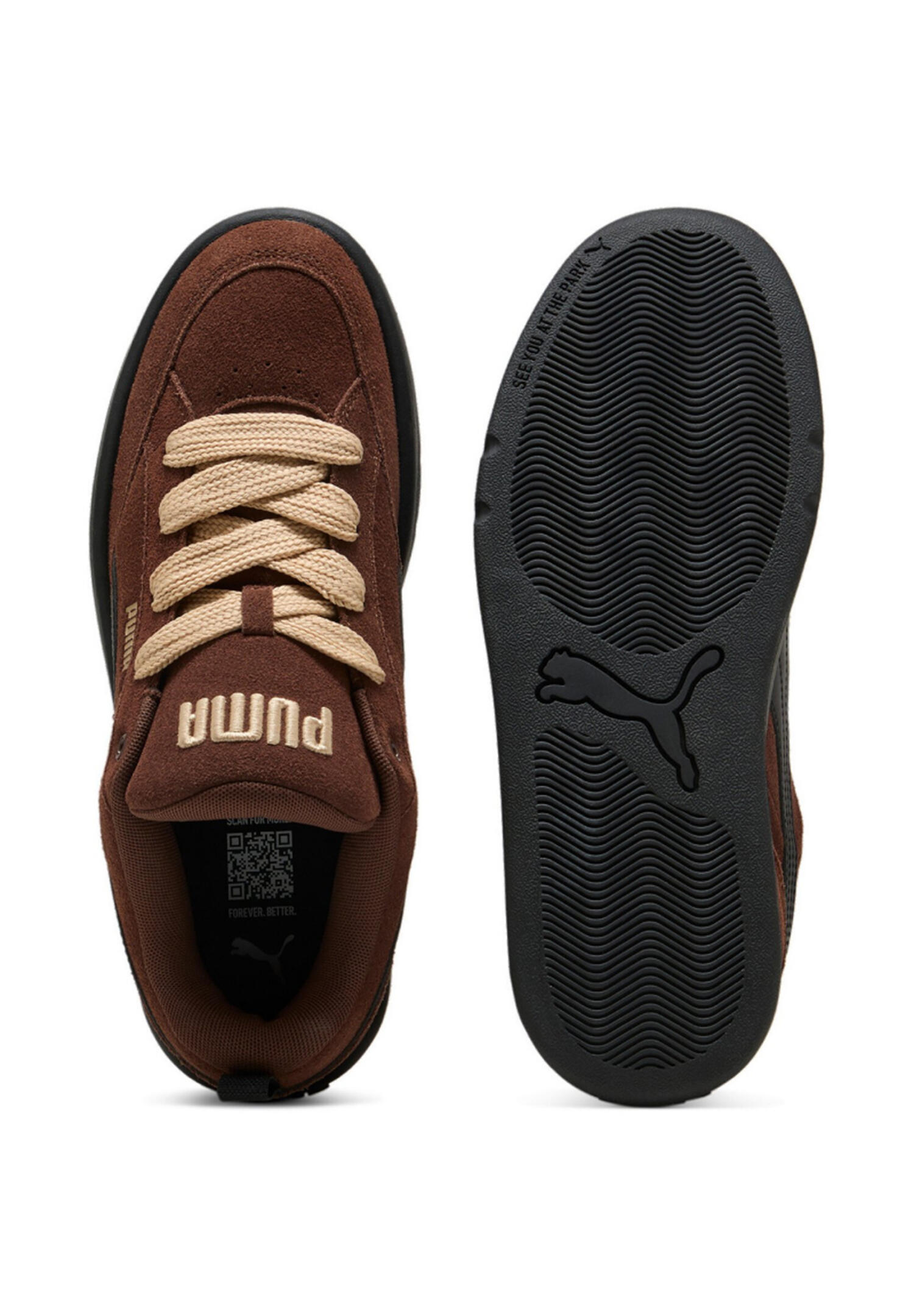 Puma Park Lifestyle Raw Unisex Sneaker Turnschuhe 401606 02 Braun 4/7