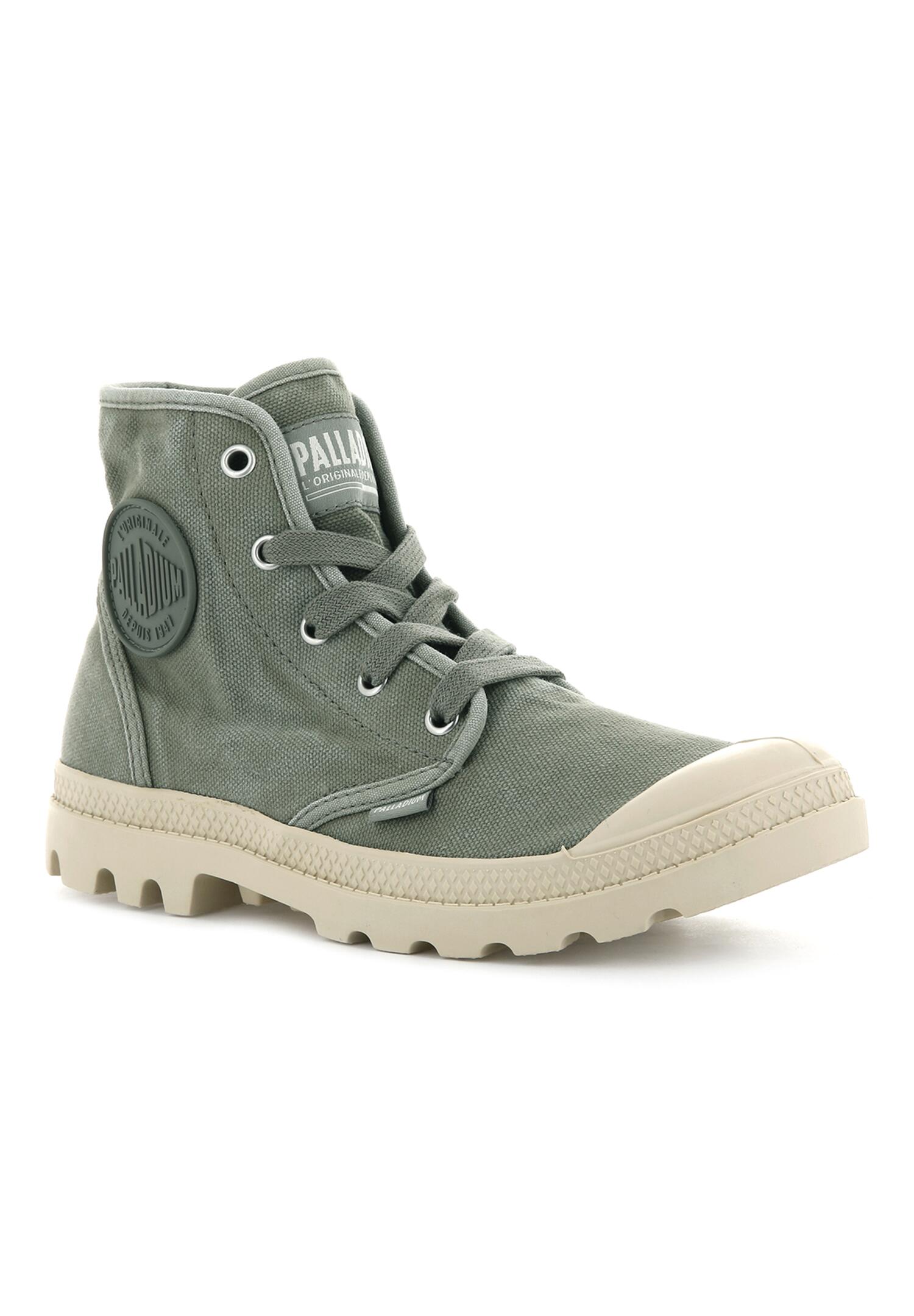 PALLADIUM Damen US Pampa Hi Boots Stiefelette 92352 grün 1/5