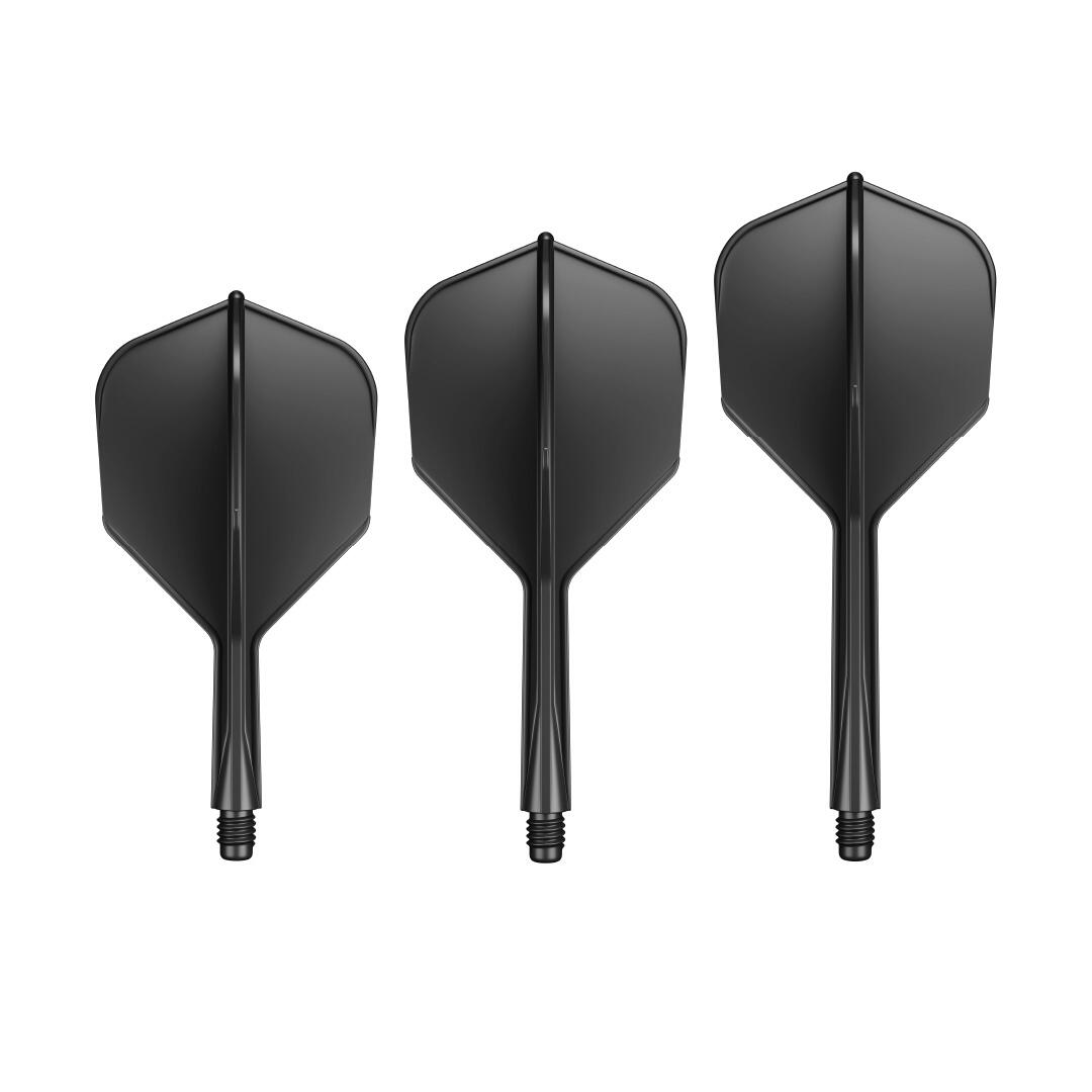 GOAT XQ Max Dart Flight En Shaft In 1 - Air FLEX 06 Zwart - Medium 3/6